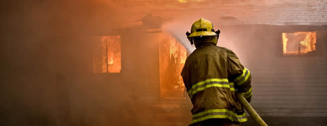 Brand in woning